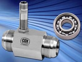 COX Instruments Enhances Turbine Flowmeters with Ceramic Ball Bearings